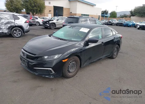 2020 Honda Civic Lx из США, поврежденный, VIN 19XFC2F65LE210937